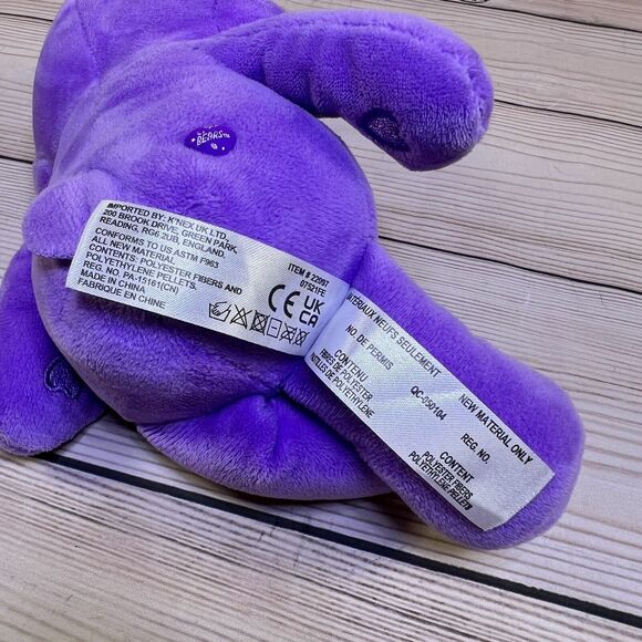 Care Bears SHARE BEAR Plush 10" Purple Winking 2021 Basic Fun Lollypop Hearts - Picture 14 of 15